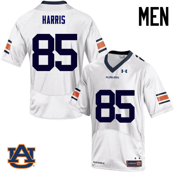 Men Auburn Tigers #85 Jalen Harris College Football Jerseys Sale-White